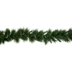 Northlight 9ft. Artificial White Valley Pine With Pine Cones Garland -Michaels Store D491008S 4