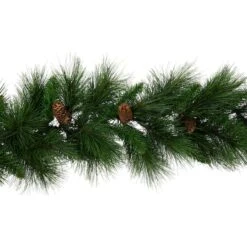 Northlight 9ft. Artificial White Valley Pine With Pine Cones Garland -Michaels Store D491008S 5