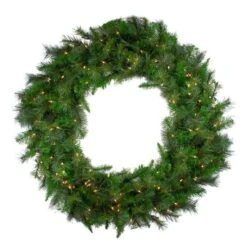 Northlight 60" Pre-Lit Artificial Canyon Pine Wreath 16 Northlight 60" Pre-Lit Artificial Canyon Pine Wreath -Michaels Store D491023S 11