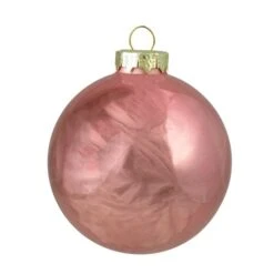 Northlight 4ct. Pink 2-Finish Glass Ball Ornaments -Michaels Store D491057S 3