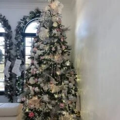 Northlight 4ct. Pink 2-Finish Glass Ball Ornaments -Michaels Store D491057S 5