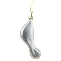 Northlight Gold & White Sixteenth Note Music Symbol Glass Ornament -Michaels Store D491065S 14