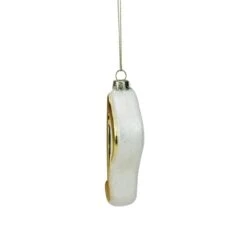 Northlight Gold & White Sixteenth Note Music Symbol Glass Ornament -Michaels Store D491065S 2
