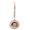 Northlight Pink & Silver Baby's First Christmas Crystal Embellished Photo Ornament