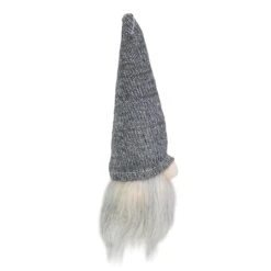 Northlight 8" Metallic Gray Knit Gnome Head LED Ornament -Michaels Store D491070S 4