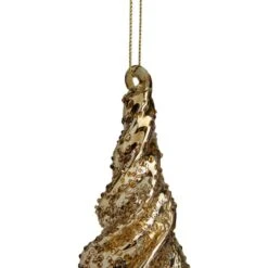 Northlight 8.5" Shiny Gold Textured Finial Christmas Ornament -Michaels Store D491082S 2
