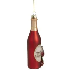 Northlight 6" Matte Red Wine Country Glass Bottle Christmas Ornament 20 Northlight 6" Matte Red Wine Country Glass Bottle Christmas Ornament -Michaels Store D491087S 14