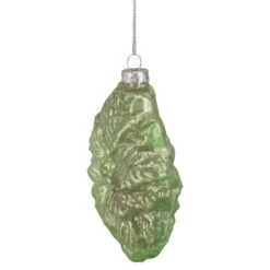 Northlight 4" Glittered Green Poinsettia Flower Glass Christmas Ornament 14 Northlight 4" Glittered Green Poinsettia Flower Glass Christmas Ornament -Michaels Store D491091S 13