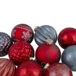 Northlight 12ct. 3" Red & Blue Finnial & Glass Ball Christmas Ornaments 8 Northlight 12ct. 3" Red & Blue Finnial & Glass Ball Christmas Ornaments -Michaels Store D491100S 12