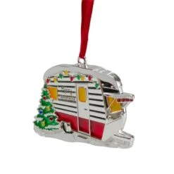 Northlight Silver Plated Camper Crystal Embellished Ornament 7 Northlight Silver Plated Camper Crystal Embellished Ornament -Michaels Store D491105S 3