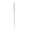 27" Clear Elegant Spiral Winter Icicle Drop Ornament