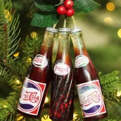 Northlight Trio Of Pepsi Cola Bottles Ornament -Michaels Store D491111S 3