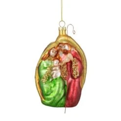 Northlight Holy Family Glass Nativity Ornament -Michaels Store D491118S 11