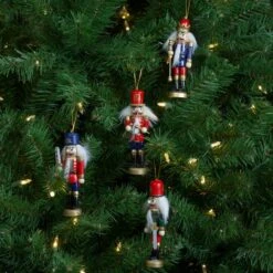 Northlight 4ct. 5" Multicolor Nutcracker Wood Ornaments -Michaels Store D491122S 2