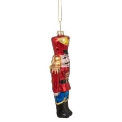 Northlight 5.5" Shiny Red Nutcracker Soldier Glass Ornament -Michaels Store D491123S 3