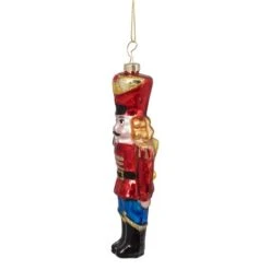 Northlight 5.5" Shiny Red Nutcracker Soldier Glass Ornament -Michaels Store D491123S 4