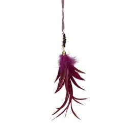 Northlight Red Feather And Gemstone Pendant Ornament -Michaels Store D491137S 3