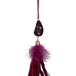 Northlight Red Feather And Gemstone Pendant Ornament -Michaels Store D491137S 4