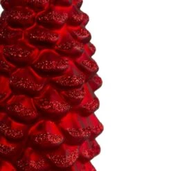 Northlight Matte Red Pine Cone Glass Ornament 6 Northlight Matte Red Pine Cone Glass Ornament -Michaels Store D491140S 2