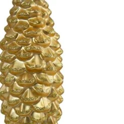 Northlight Matte Gold Pine Cone Glass Ornament -Michaels Store D491141S 2