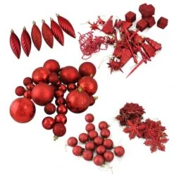 Northlight 125ct. 5.5" Apple Red Shatterproof 3-Finish Christmas Ornaments 9 Northlight 125ct. 5.5" Apple Red Shatterproof 3-Finish Christmas Ornaments -Michaels Store D491152S 11