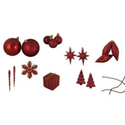 Northlight 125ct. 5.5" Apple Red Shatterproof 3-Finish Christmas Ornaments 10 Northlight 125ct. 5.5" Apple Red Shatterproof 3-Finish Christmas Ornaments -Michaels Store D491152S 12