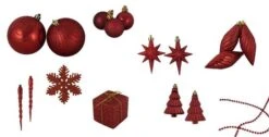 Northlight 125ct. 5.5" Apple Red Shatterproof 3-Finish Christmas Ornaments 8 Northlight 125ct. 5.5" Apple Red Shatterproof 3-Finish Christmas Ornaments -Michaels Store D491152S 2