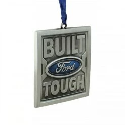Northlight 3" Brushed Nickel Plated Built Ford Tough Christmas Ornament 6 Northlight 3" Brushed Nickel Plated Built Ford Tough Christmas Ornament -Michaels Store D491174S 2