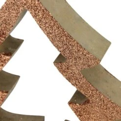 Northlight 7" Brown Glittered Cutout Christmas Tree Ornament 7 Northlight 7" Brown Glittered Cutout Christmas Tree Ornament -Michaels Store D491180S 3