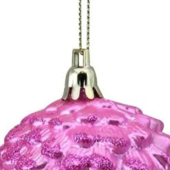 6ct. 6.5" Pink Shatterproof Glitter Pine Cone Christmas Ornaments 7 6ct. 6.5" Pink Shatterproof Glitter Pine Cone Christmas Ornaments -Michaels Store D491186S 3