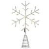 14.5" Snowflake Tree Top With Dual Color® Lights