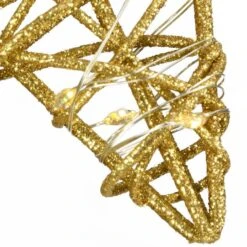 9" Gold Star Tree Top With Dual Color® Lights -Michaels Store D491237S 4