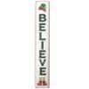 47" Believe Vertical Holiday Wall Sign
