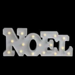 Northlight 17" White Noel LED Christmas Marquee Wall Sign -Michaels Store D491423S 3