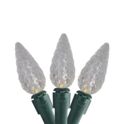 35ct. White LED C6 Mini Christmas String Lights