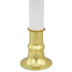 Northlight 9" White & Gold Christmas Candle Lamp With Timer -Michaels Store D491439S 14