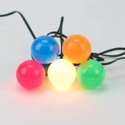 Sienna 20ct. Multi-Colored Opaque G50 Globe Christmas String Lights Set -Michaels Store D491446S 1