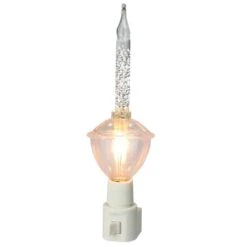 Northlight 6.5" Clear Retro Style Christmas Bubble Night Light
