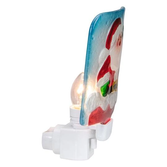 Northlight 6" Red & White Santa Claus Christmas Night Light 7 Northlight 6" Red & White Santa Claus Christmas Night Light - Image 7