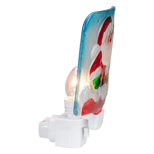 Northlight 6" Red & White Santa Claus Christmas Night Light 4 Northlight 6" Red & White Santa Claus Christmas Night Light - Image 4