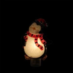 Northlight 6" Black & Red Penguin With Santa Hat Christmas Night Light 6 Northlight 6" Black & Red Penguin With Santa Hat Christmas Night Light -Michaels Store D491468S 2