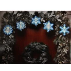Impact 10ct. Blue & White Snowflake Clear Christmas Lights 6 Impact 10ct. Blue & White Snowflake Clear Christmas Lights -Michaels Store D491473S 2