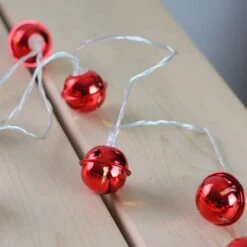 Northlight 8ct. Red LED Jingle Bell Christmas Lights 7 Northlight 8ct. Red LED Jingle Bell Christmas Lights -Michaels Store D491474S 3