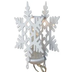 Northlight 8ct. Warm White LED Snowflake Christmas Lights -Michaels Store D491477S 2