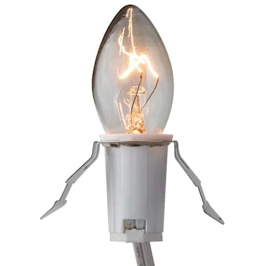 Northlight Christmas Village 6ft. White Replacement C7 Single Light Cord 3 Northlight Christmas Village 6ft. White Replacement C7 Single Light Cord - Image 3