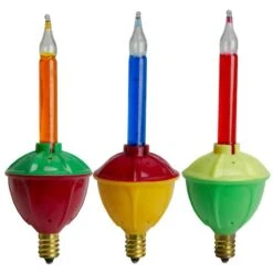 Northlight Multicolor Retro Bubble Light Replacement Christmas Bulbs Set -Michaels Store D491479S 3