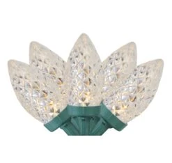 Northlight 100ct. LED Faceted C7 Christmas String Lights Warm White -Michaels Store D491486S 1 1