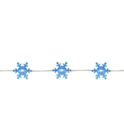 Northlight 20ct. Blue Snowflake LED Christmas Fairy String Lights -Michaels Store D491489S 2