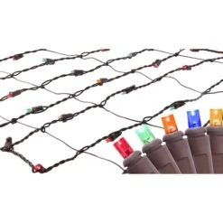 Northlight 2ft. X 8ft. LED Tree Trunk Wrap Christmas Net Lights Multicolor -Michaels Store D491508S 1 1