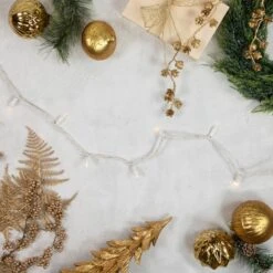 Northlight 100ct. LED Wide Angle Christmas String Lights With White Wire Warm White -Michaels Store D491517S 12